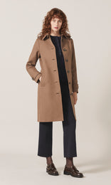 Admiralty Long Coat Chocolate