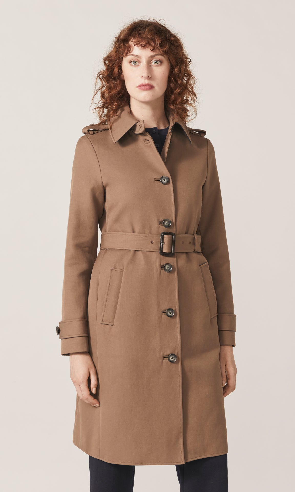 Admiralty Long Coat Chocolate