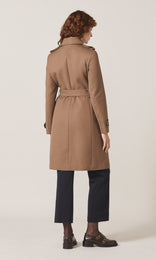 Admiralty Long Coat Chocolate