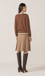 Kirkcaldy Vee Knit Camel