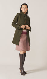 Allende Coat Dark Olive
