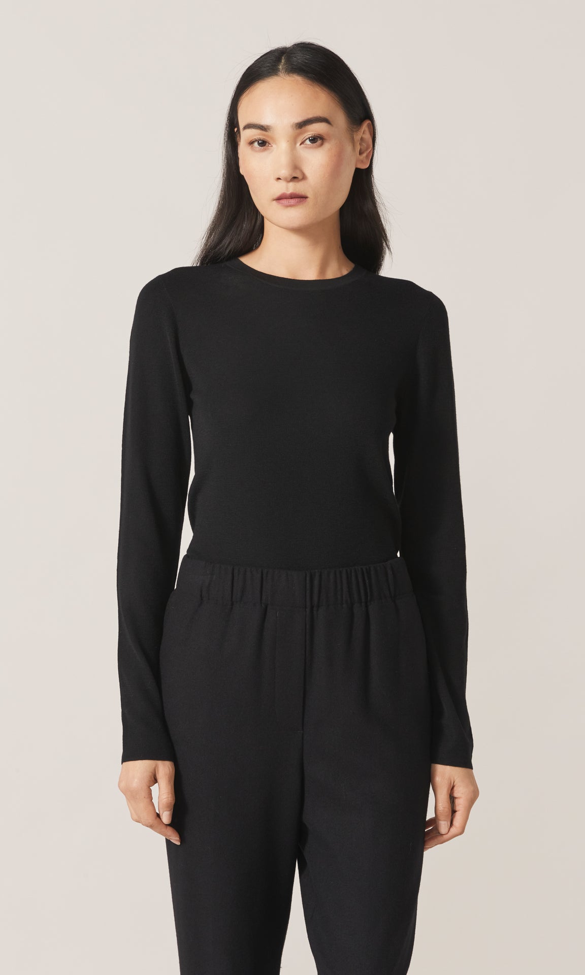 Apsley LS Crew Black