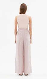 Carnaby Pleat Trousers Blush