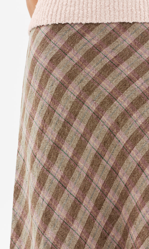 Centro Bias Skirt Camel