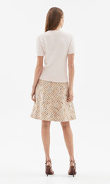 Vela S/Sleeve Crew Pink