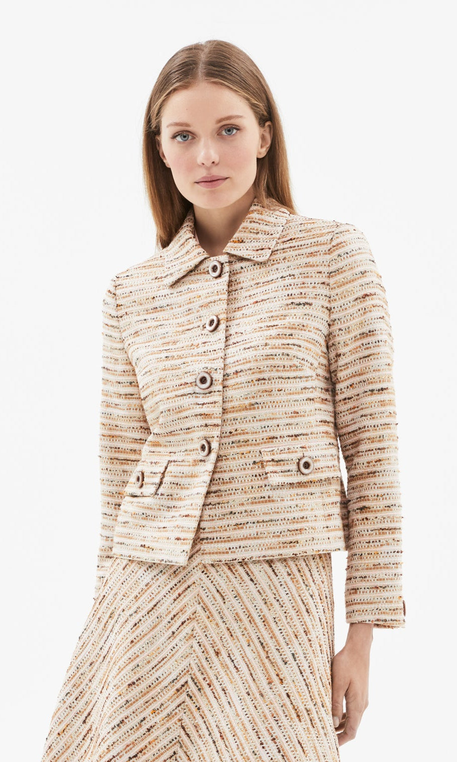 Wardour Jacket Neutral/Rose