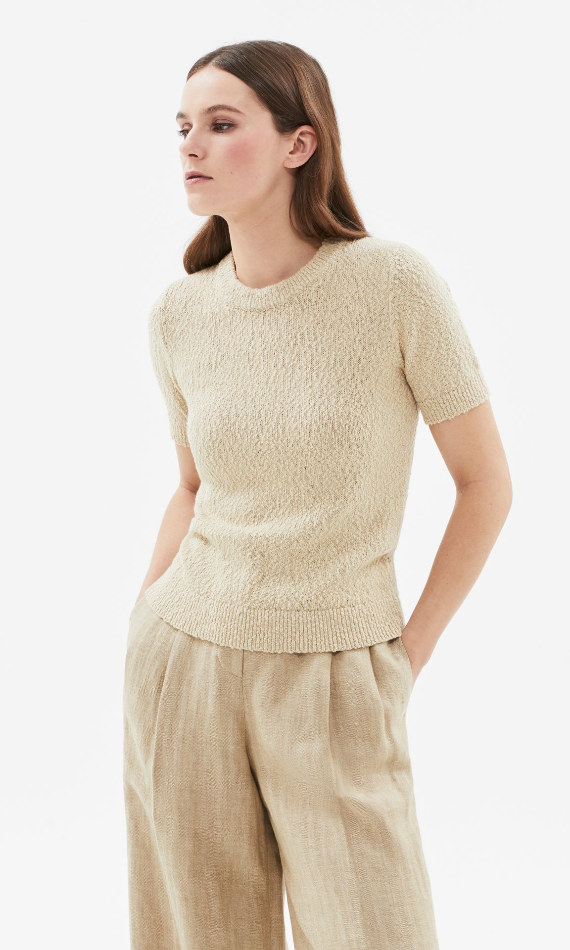 Vela S/Sleeve Crew Reflection