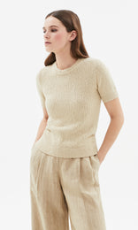 Vela S/Sleeve Crew Reflection