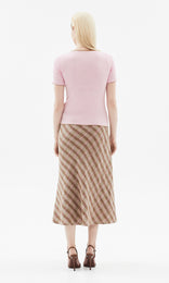 Piemonte Henley Soft Pink/Taupe