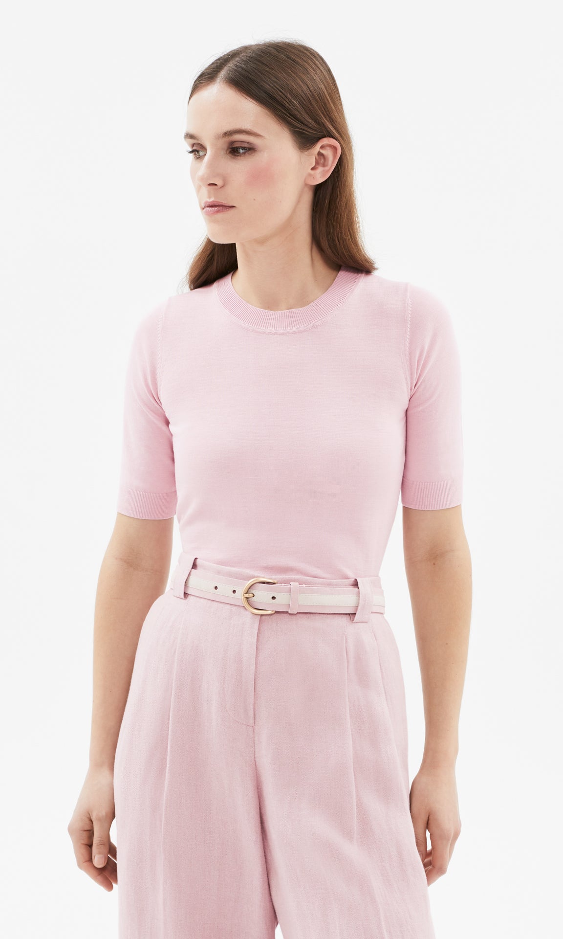 Rapallo S/Sleeve Crew Rose