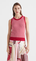 Spiga Knit Tank Pinks