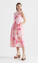 Peony Dress Fuchsia