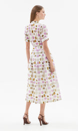 Riviera Bow Front Shirt Ecru/Rose