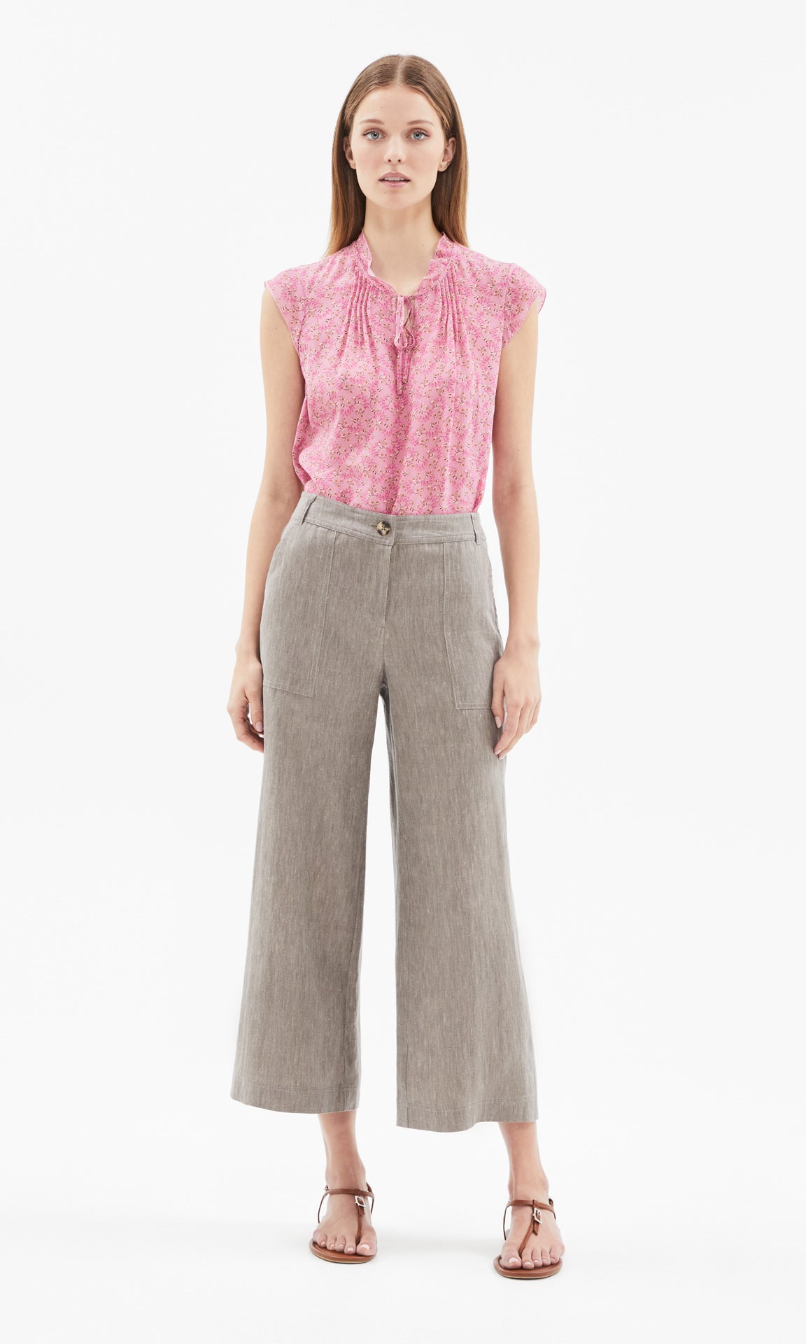 Lampedusa Cropped Pant Mink