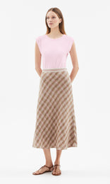 Piemonte Slouchy Vest Soft Pink