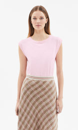 Piemonte Slouchy Vest Soft Pink