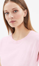 Piemonte Slouchy Vest Soft Pink