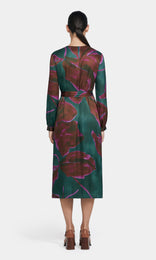 Monroe Dress Jade/Orchid