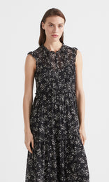 Pratino Pintuck Dress Black