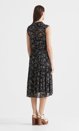 Pratino Pintuck Dress Black