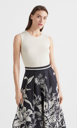 Hadley Sleeveless Ivory