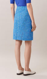 Alessi Skirt Tweed Skirt Work Skirts Work Skirt Mini A Line Skirt Mini Pencil Skirt Blue Skirt Mini skirt womens workwear