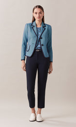 Boyd Blazer Jacket Designer Blazers for Women Blue Suit Jacket Blue Blazer longline blazer women's designer workwear Australia tailored jacket work jacket