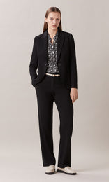 Martine Straight Leg Pants Womens Work Pants Suit Pants black pants work pants womens womens suits black suit pants mid rise pants tailored pants womens trousers dress pants