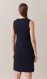Martine Shift Dress Midi Dress blue Mini Dress blue a line dress women's work dresses Australia A line dress navy Dress sleeveless dress 60's dress work dress