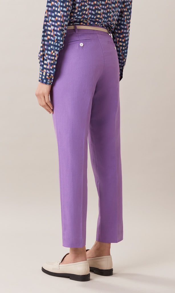 Men Office Pants | Light Purple Dress Pant | Purple Trouser | SAINLY