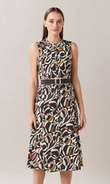 Marlow Black Midi Dress Summer Dresses Australia Work Dresses Australia A Line Dress black and white dress summer midi dress cotton dress short sleeve dress floral midi dress casual summer dress