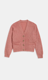 Inveray Mohair Cdgn Dusty Pink