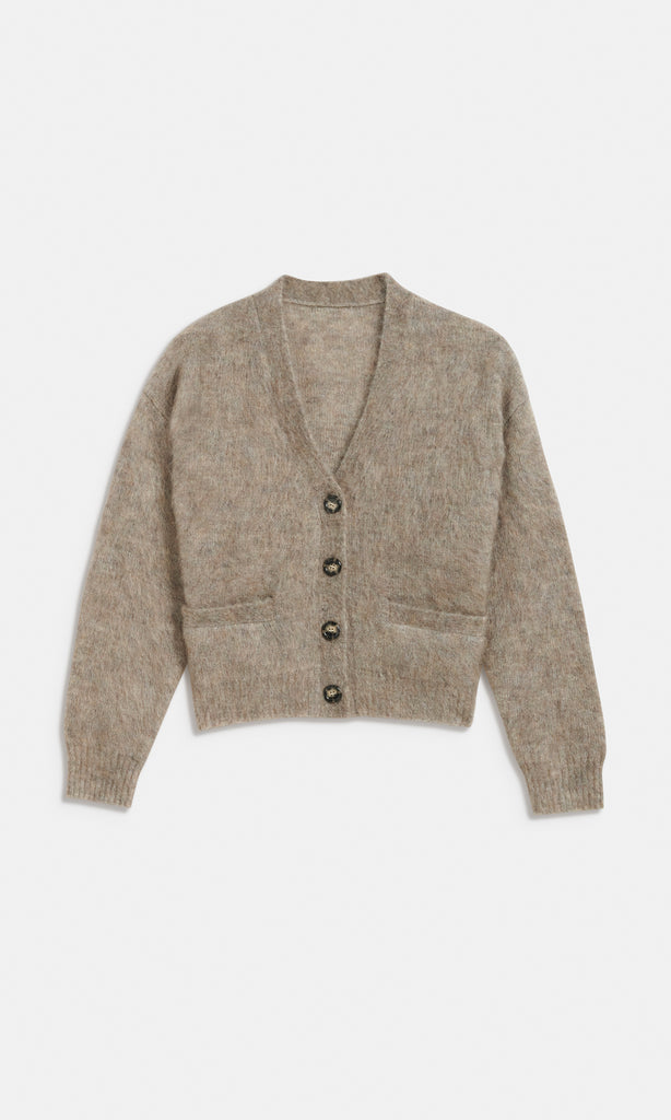Inveray Mohair Cdgn Grey Marle