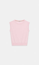 Piemonte Slouchy Vest Soft Pink