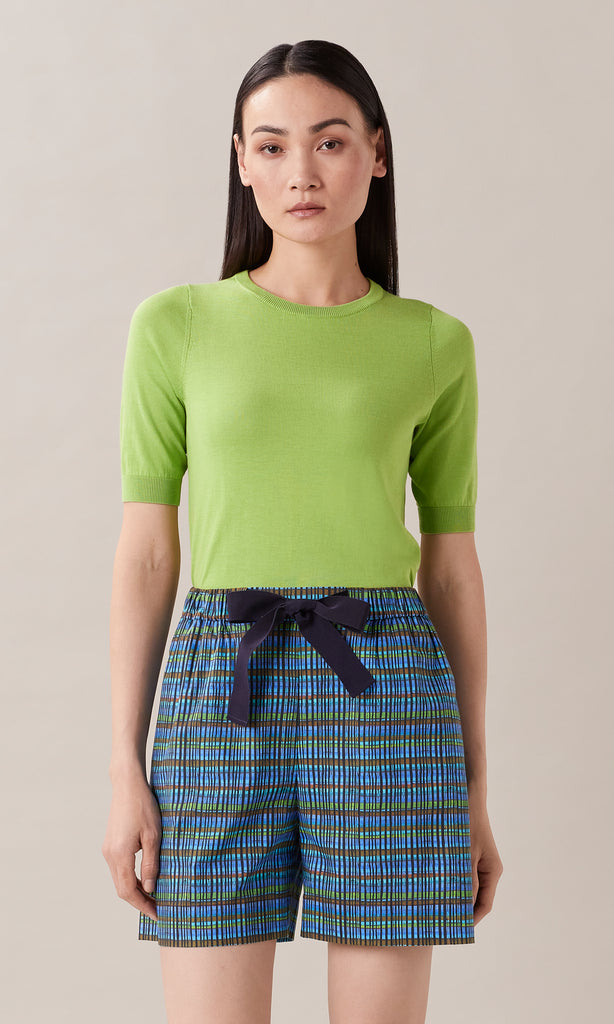 Hosie Short Sleeve Pullover Apple Green