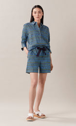 Serafina Long Sleeve Shirt Blue