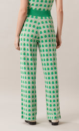 Reggio Knitted Pant Spring Green