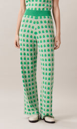 Reggio Knitted Pant Spring Green