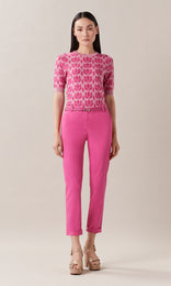 Perla Slim-Fit Pant Pink