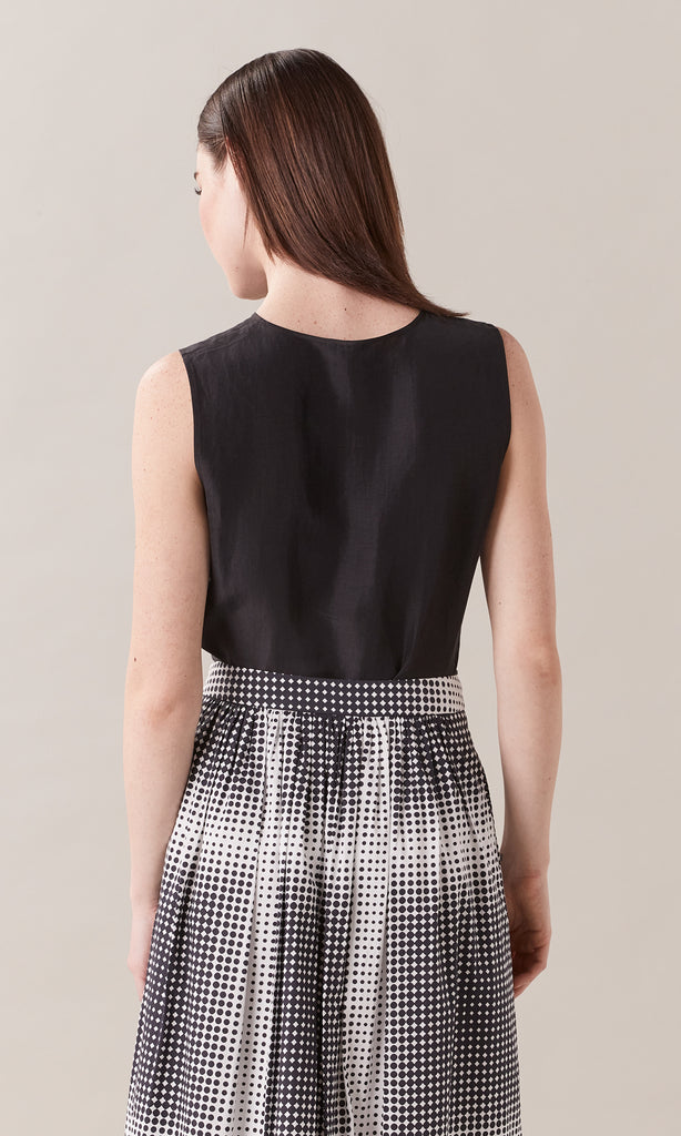 Elly Sleeveless Blouse Black