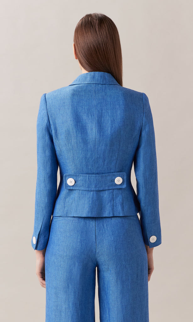 Amalia Tailored Jacket Blue