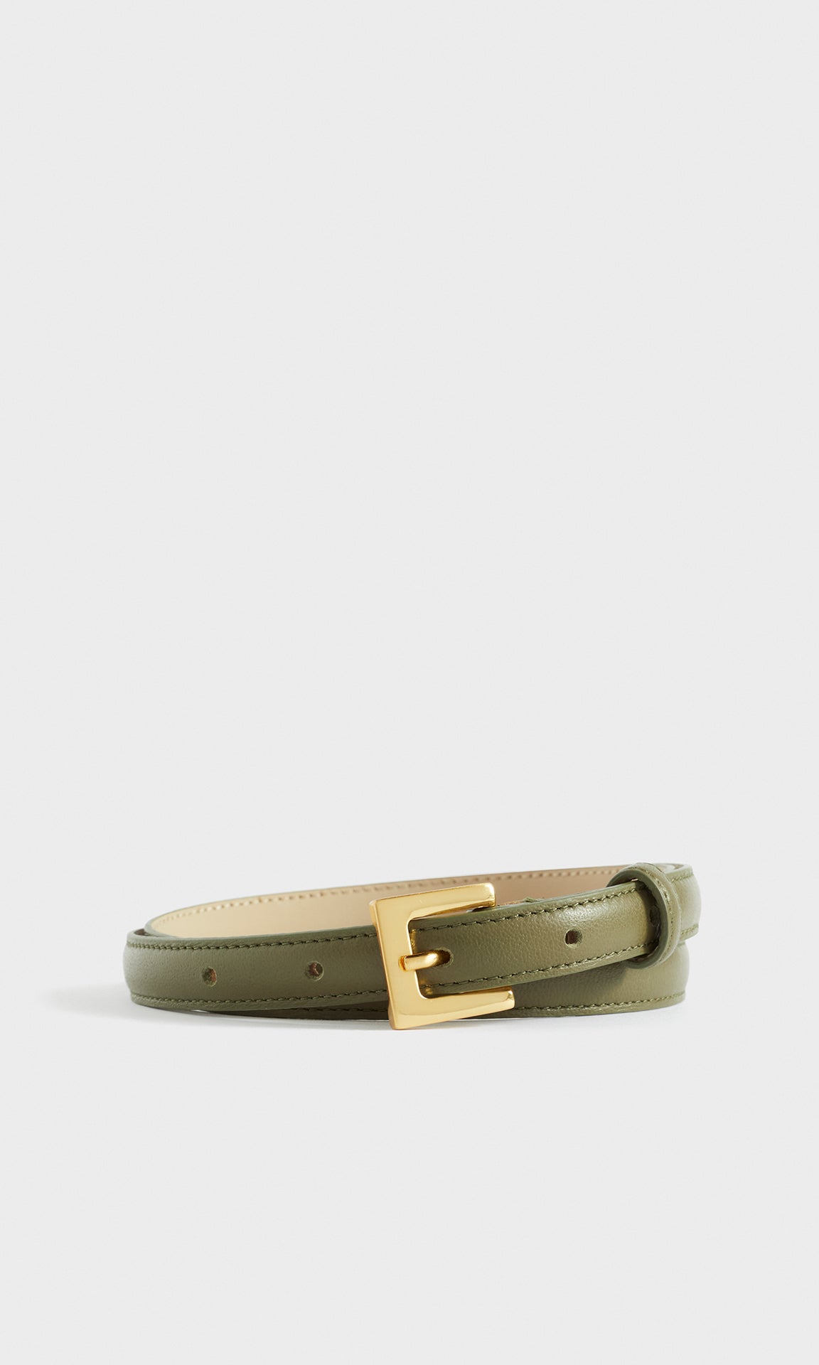 Vita Belt- Pebble leather Loden