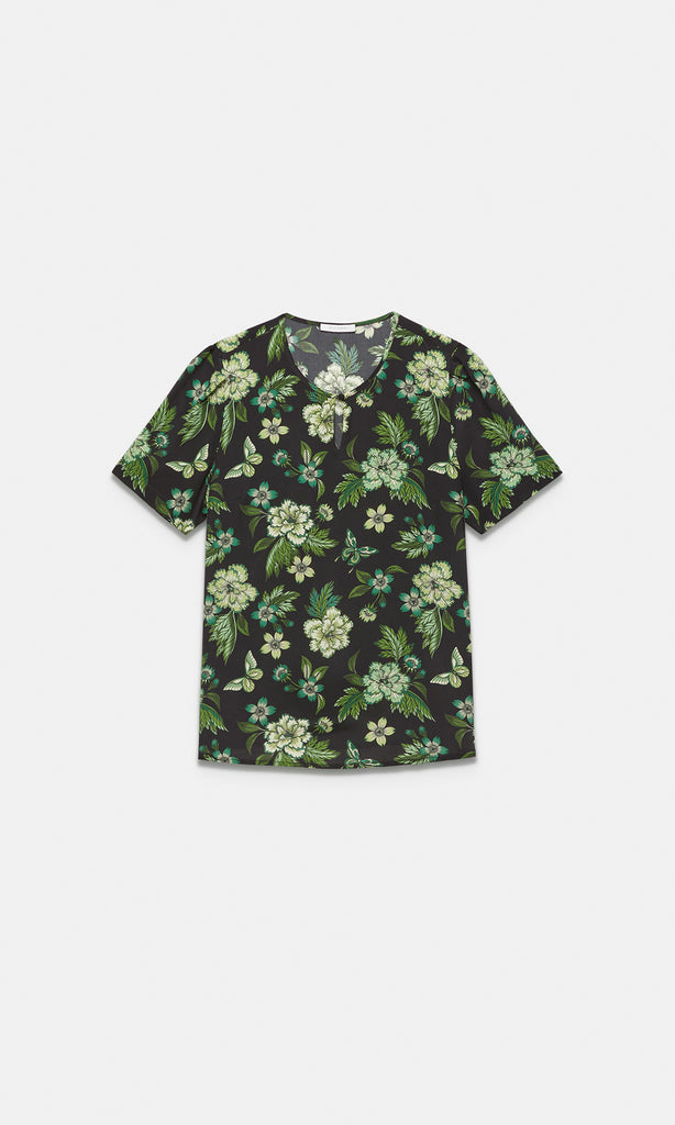 Aleria Top Blk/Green