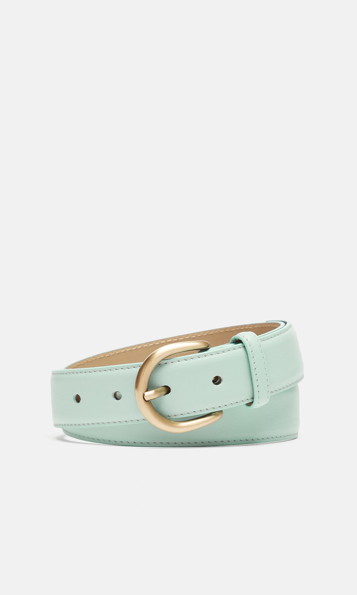 Breve Leather Belt 30mm Nimbus