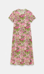 Calypso Dress Pistachio/Pink