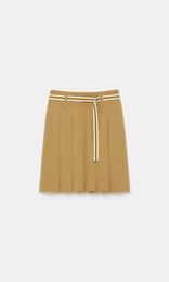 Allegria Pleated Skirt Cinnamon