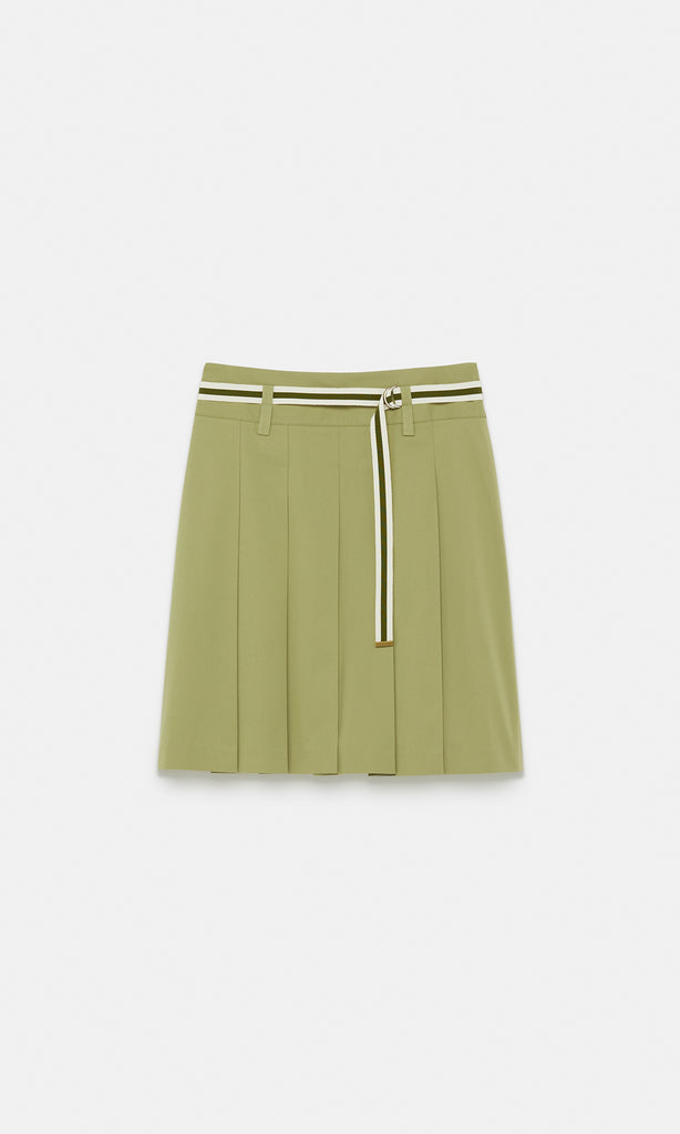 Allegria Pleated Skirt Sage