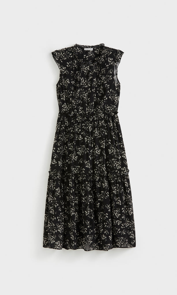 Pratino Pintuck Dress Black