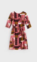 Astratta Shift Dress Magenta