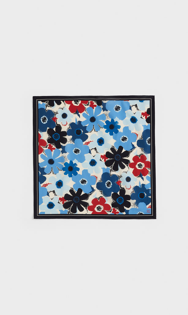 Flower Scarf Indigo